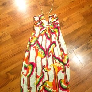Halter Vneck T-Bags Los Angeles Dress